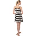 Nine Bar Monochrome Fade Squared Bend Summer Time Chiffon Dress View2