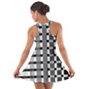 Nine Bar Monochrome Fade Squared Pulled Inverted Cotton Racerback Dress View2