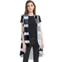 Nine Bar Monochrome Fade Squared Pulled Inverted Sleeveless Chiffon Waistcoat Shirt View1