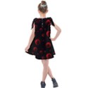 Red Drops On Black Kids  Tie Up Tunic Dress View2