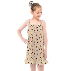 Festive Champagne Kids  Overall Dress by SychEva