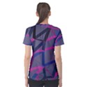 3d Lovely Geo Lines Women s Cotton Tee View2