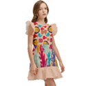 Cute Ocean Kids  Winged Sleeve Dress View3