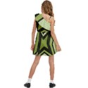 Abstract pattern geometric backgrounds   Kids  One Shoulder Party Dress View4