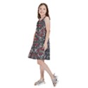 Floral folk damask pattern Fantasy flowers Floral geometric fantasy Kids  Skater Dress View2