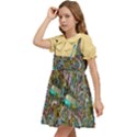 peace and love Kids  Bow Tie Puff Sleeve Dress View3