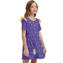 Alice in Wonderland Kids  Frilly Sleeves Pocket Dress View2