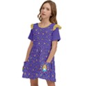 Alice in Wonderland Kids  Frilly Sleeves Pocket Dress View3