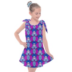 Abstract Kids  Tie Up Tunic Dress by SychEva