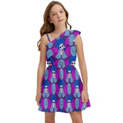 Abstract Kids  One Shoulder Party Dress by SychEva