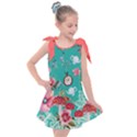 Floral Kids  Tie Up Tunic Dress View1