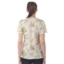 Folk flowers print Floral pattern Ethnic art Women s Sport Mesh Tee View2