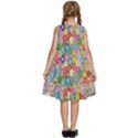 Floral Flowers Kids  Frill Swing Dress View4