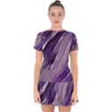 Paint Ornament Vivid Vibrant Drop Hem Mini Chiffon Dress View1