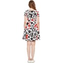 Square Object Future Modern Inside Out Cap Sleeve Dress View2