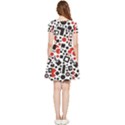 Square Object Future Modern Inside Out Cap Sleeve Dress View4