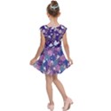 Japan purple Kids  Cap Sleeve Dress View2