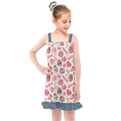 Donut Sweet Lollipop Cand Kids  Overall Dress by flowerland