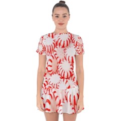 Candy Drop Hem Mini Chiffon Dress by artworkshop