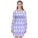 Spring Happiness Long Sleeve Chiffon Shift Dress  View1