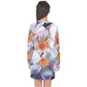 Daisy Painting  Long Sleeve Chiffon Shift Dress  View2