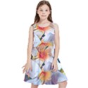 Daisy Painting  Kids  Skater Dress View1