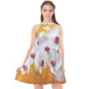 Boards Decoration Flower Flower Room Halter Neckline Chiffon Dress  View1