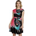 Fractals Abstract Art Digital Art Abstract Art Cap Sleeve High Waist Dress View1