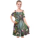 Craft Mushroom Kids  Cut Out Shoulders Chiffon Dress View1