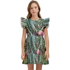 Craft Mushroom Kids  Winged Sleeve Dress by GardenOfOphir