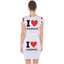 i love hannah Capsleeve Drawstring Dress  View2