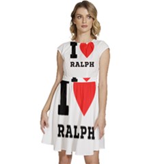 I Love Ralph Cap Sleeve High Waist Dress by ilovewhateva