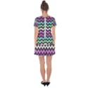 Chevron Pattern Gifts Drop Hem Mini Chiffon Dress View2