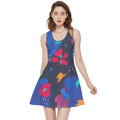 Patterns Rosebuds Inside Out Reversible Sleeveless Dress by Salman4z