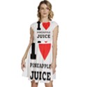 I love pineapple juice Cap Sleeve High Waist Dress View1