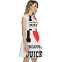 I love pineapple juice Cap Sleeve High Waist Dress View3