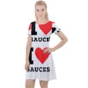 I love sauces Cap Sleeve Velour Dress  View1