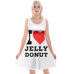 I Love Jelly Donut Reversible Velvet Sleeveless Dress by ilovewhateva