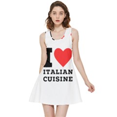 I Love Italian Cuisine Inside Out Reversible Sleeveless Dress by ilovewhateva