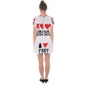 I love fast food Drop Hem Mini Chiffon Dress View2