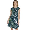 Tree Leaf Green Forest Wood Natural Nature Cap Sleeve High Waist Dress View1