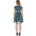 Tree Leaf Green Forest Wood Natural Nature Cap Sleeve High Waist Dress View4