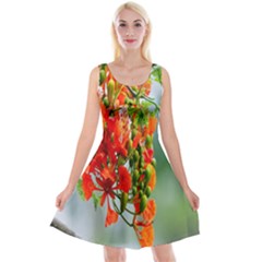 Gathering Sping Flowers Wallpapers Reversible Velvet Sleeveless Dress by artworkshop