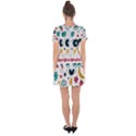 Love Pattern Drop Hem Mini Chiffon Dress View2