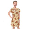 Gingerbread Christmas Time Kids  Drop Waist Dress View1