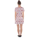 Christmas Template Advent Cap Drop Hem Mini Chiffon Dress View2