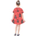 Christmas Christmas Tree Pattern Kids  Smock Dress View2