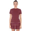 Kaleidoscope Seamless Pattern Drop Hem Mini Chiffon Dress View1