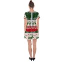 Merry Christmas Ugly Drop Hem Mini Chiffon Dress View2