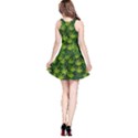 Full Marijuana Green Marijuana Badges with Marijuana Leaves Sleeveless Skater Dress View2